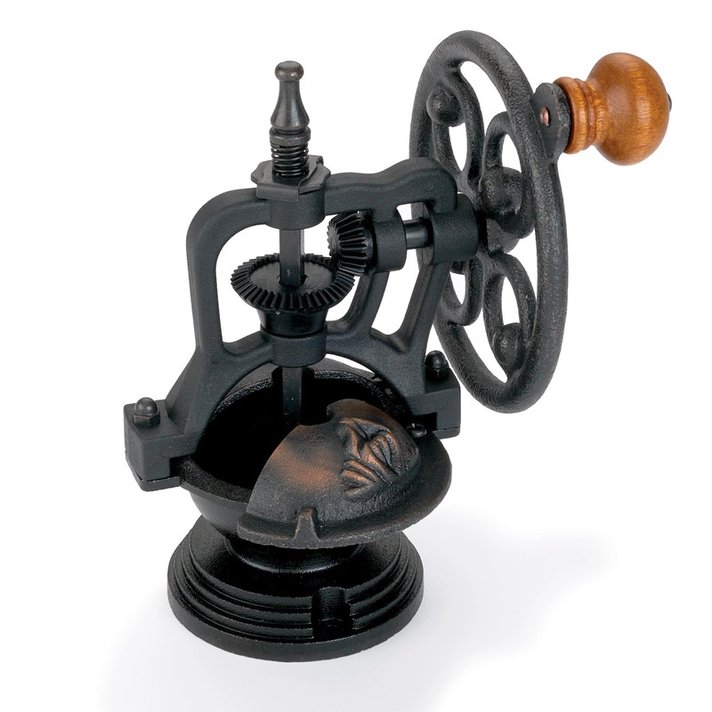 Antique Style Side Crank Coffee Grinder Kit Mechanism - Cast Bronze